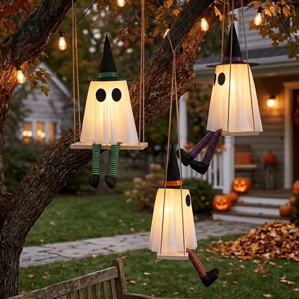 Outdoor Lighting Effects - Halloween Specter Lights Decoration Set LED