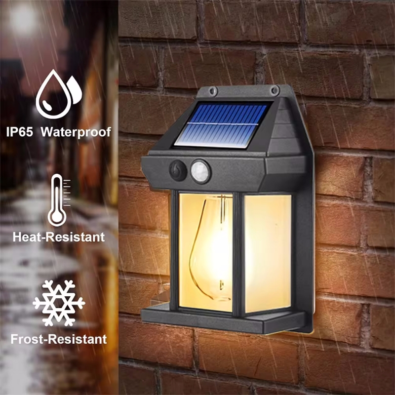 Outdoor Lighting Sconce - Solar Wall Light Outdoor Waterproof Sunlight