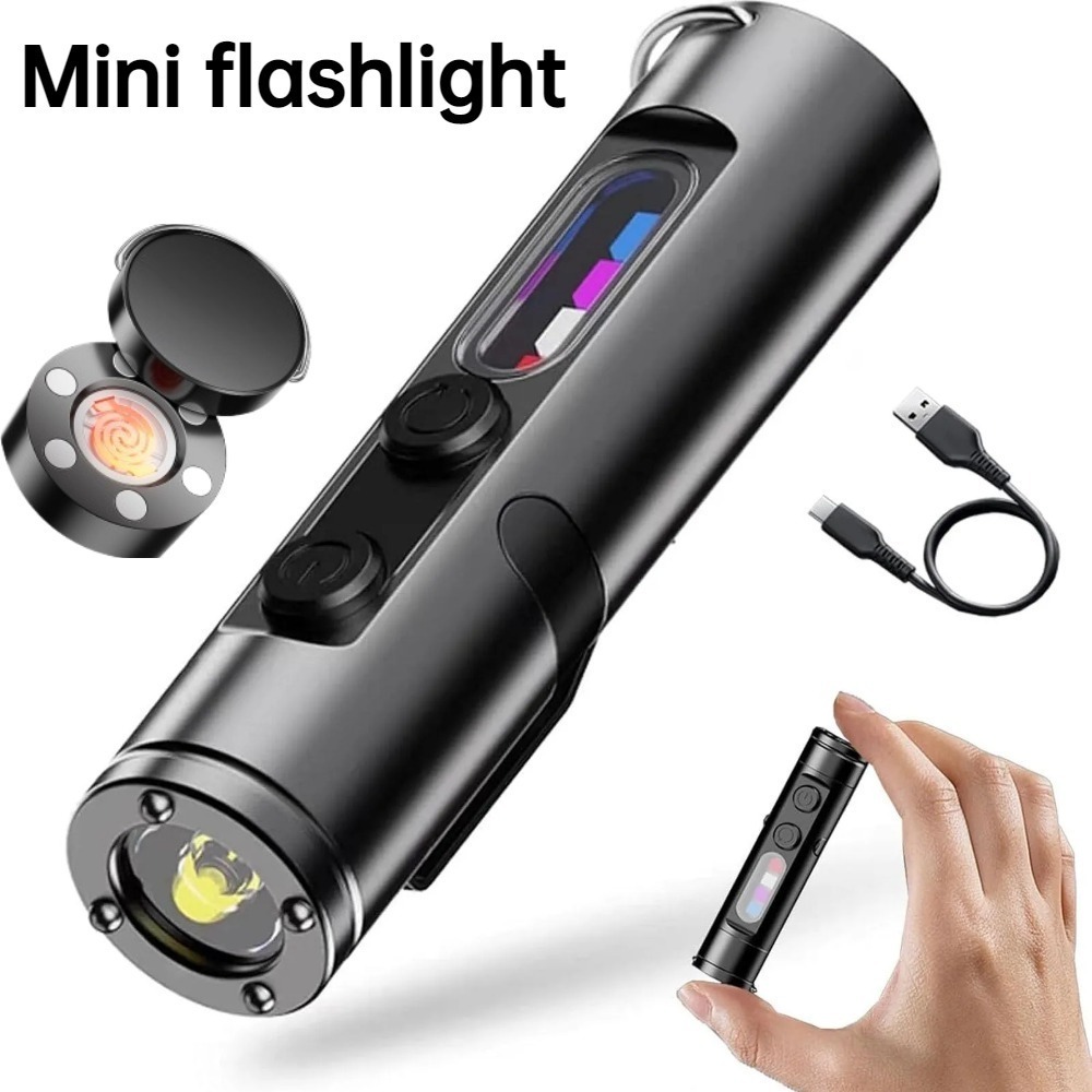 Outdoor Lighting Types - Mini Outdoor Flashlight Type C Rechargeable