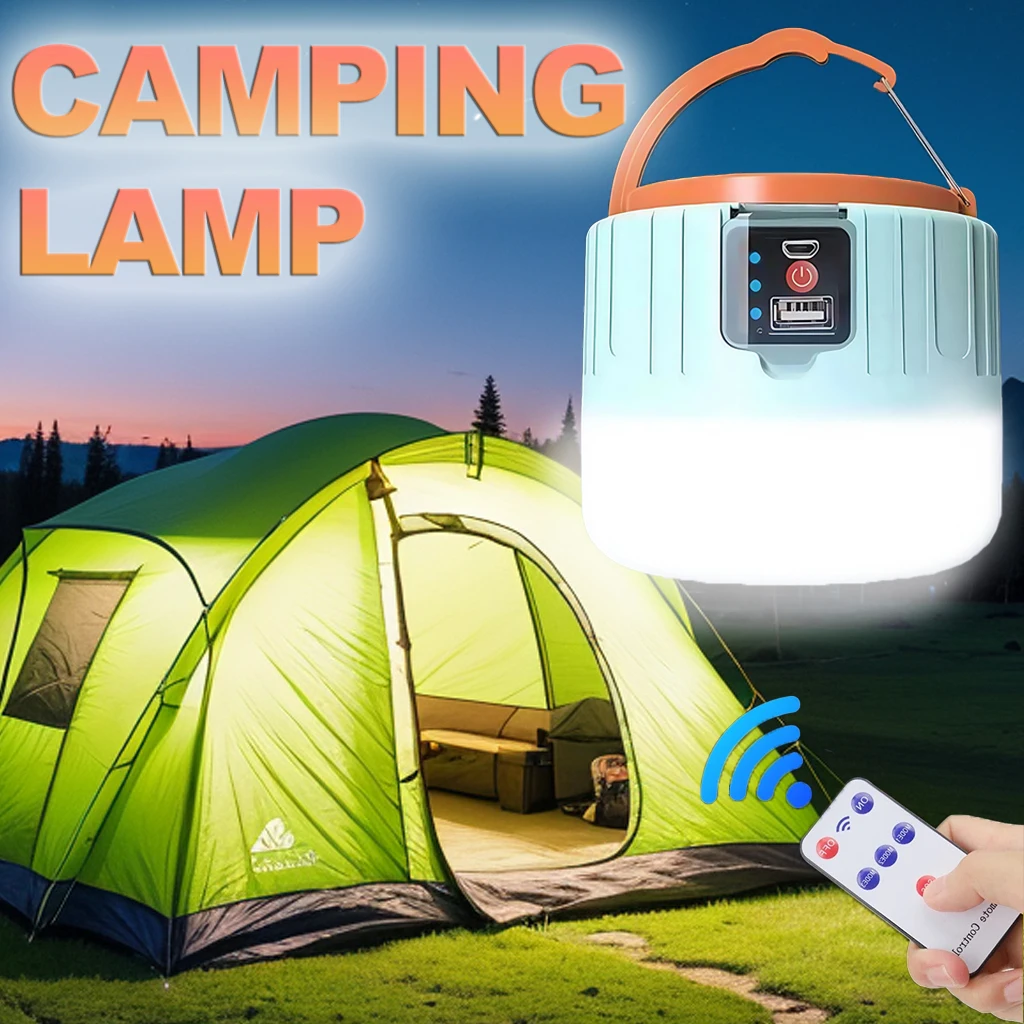 Outdoor Lighting Lanterns - Solar Camping Lantern Rechargeable LED Portable