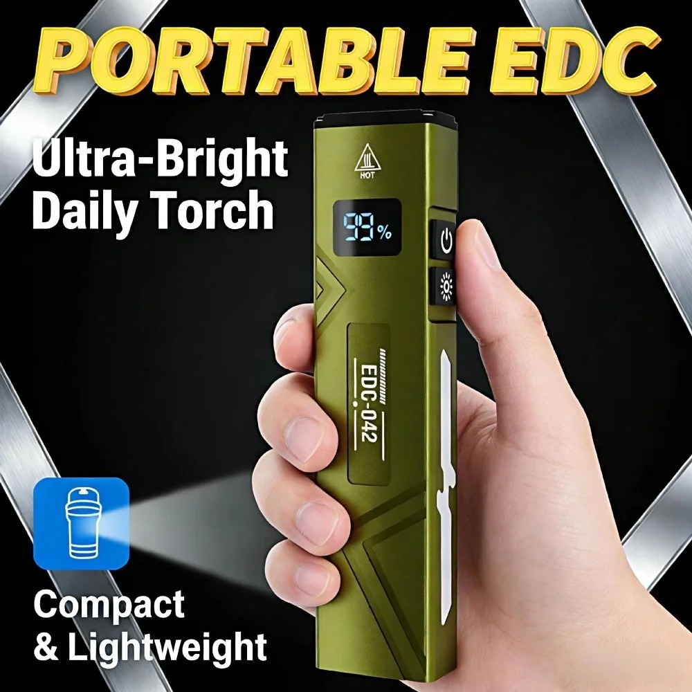 Outdoor Lighting Types - New EDC Mini Super Bright Flashlight