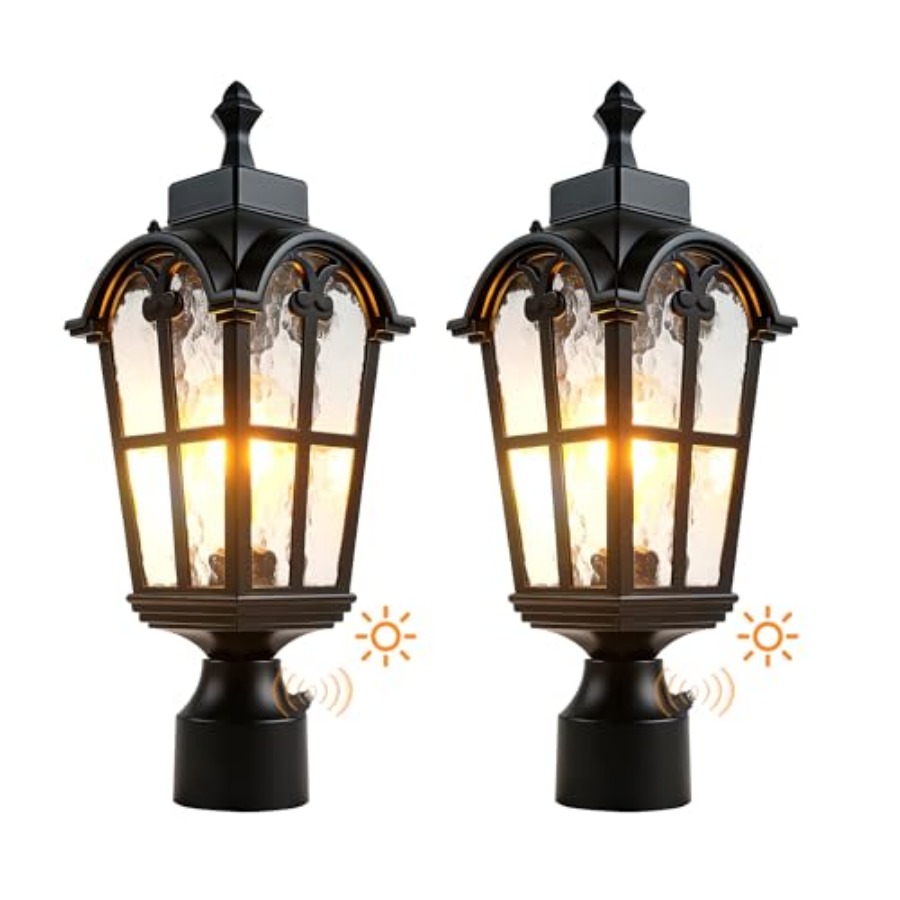 Outdoor Lighting Waterproof - Sensor Outdoor Post Lights Waterproof Post