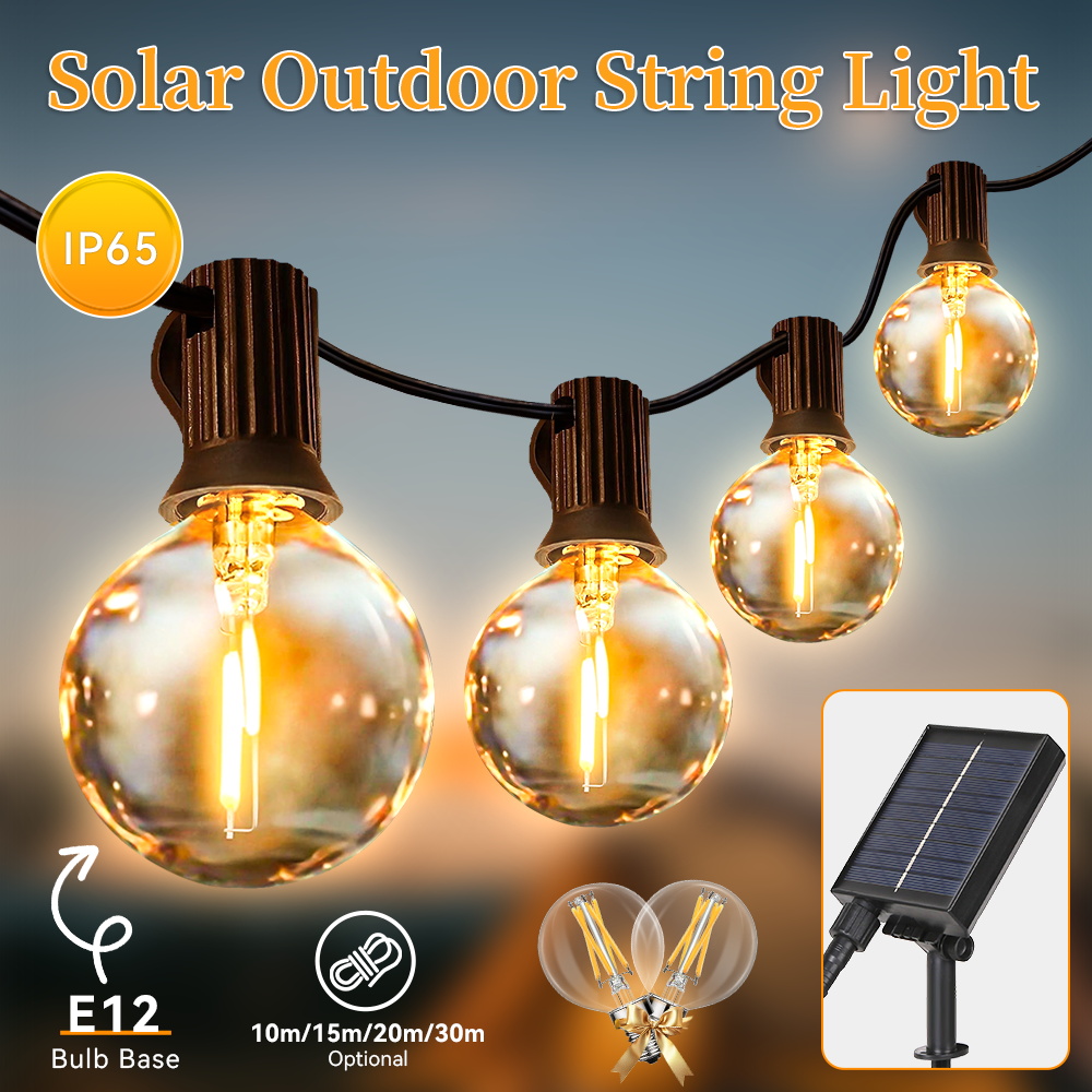 String Light Bistro - Outdoor LED Solar Light Waterproof Garden