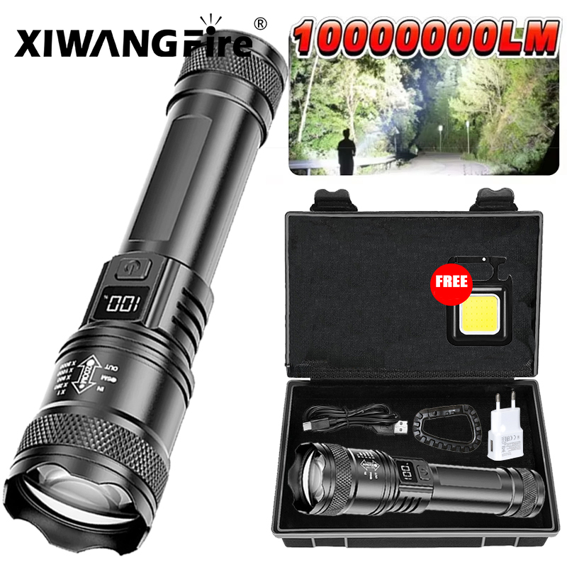 Outdoor Lighting Junction Box - Ultra Bright LED Flashlight 2000LM Type-C