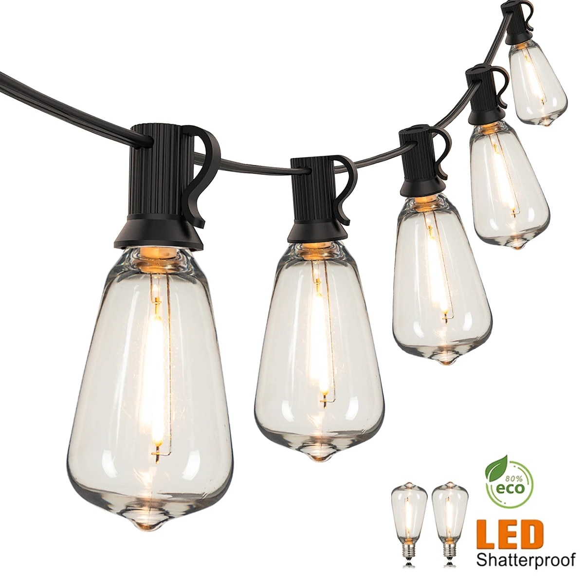 Outdoor Lighting Sconce - 110V US Plug ST38 String Lights
