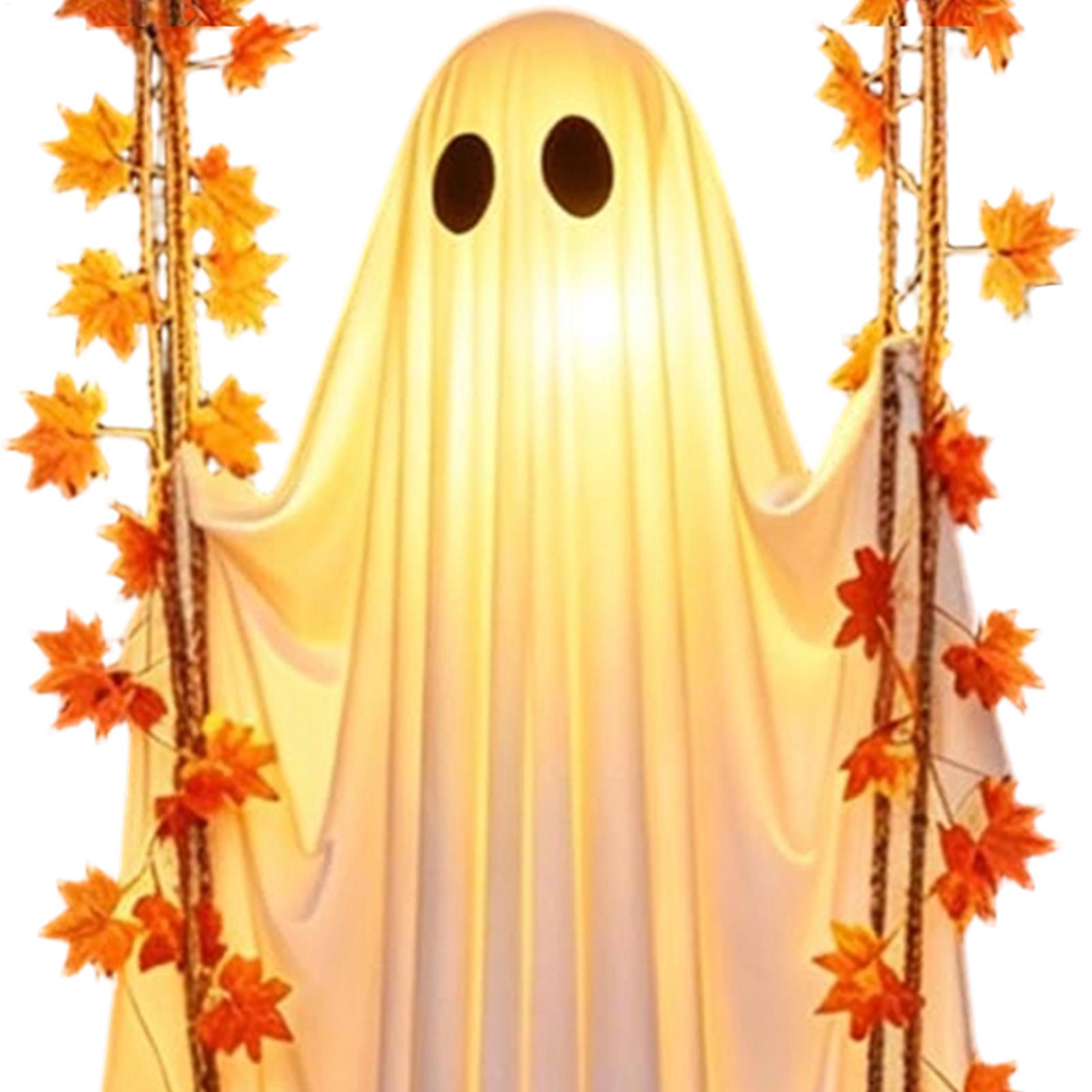 Swinging Ghost Light Up Spooky - огляд і ціна Outdoor Lighting Front Yard