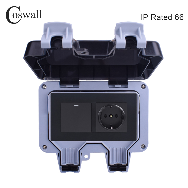 Coswall IP66 Weatherproof Wate - огляд і ціна Outdoor Lighting Socket