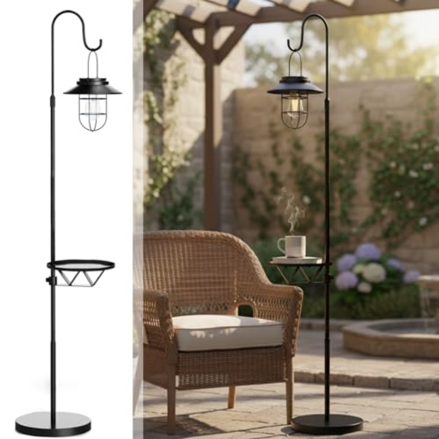 Solar Floor Lamp with Table, 6 - огляд і ціна Outdoor Lighting Waterproof