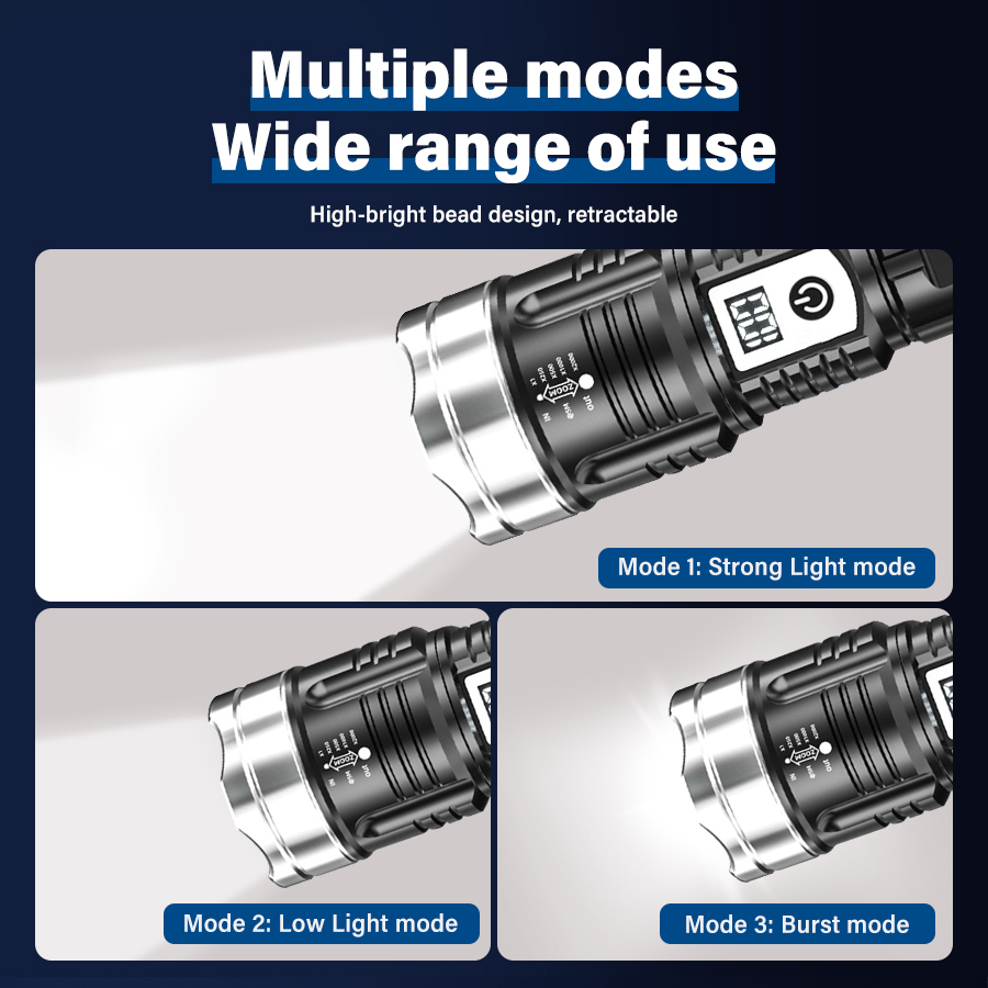 High Power 200000LM LED Flashl - огляд і ціна Outdoor Lighting Types