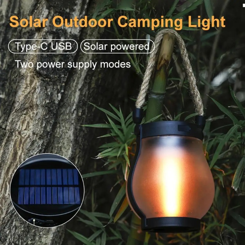 Solar Flame Lamp USB Rechargea - огляд і ціна Outdoor Lighting Ground