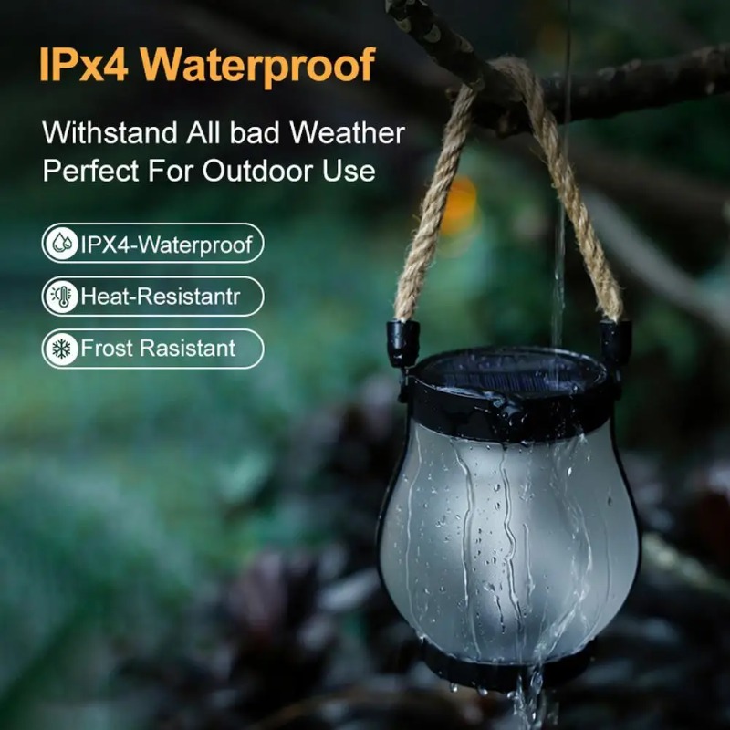 Solar Flame Lamp USB Rechargea - огляд і ціна Outdoor Lighting Ground