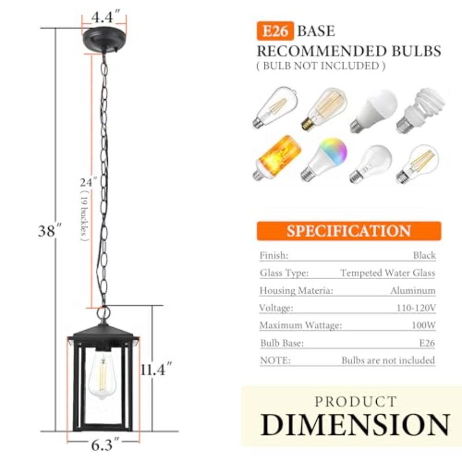 Outdoor Pendant Lights for Pat - огляд і ціна Outdoor Lighting Chandelier