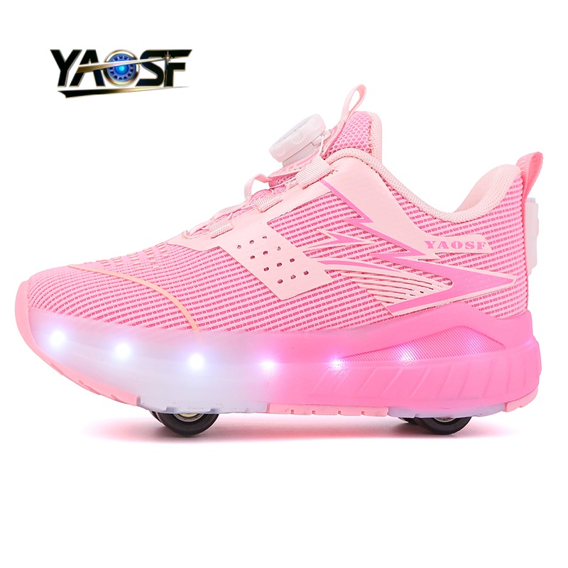 Kids 4-Wheel LED Light Up Shoe - огляд і ціна Outdoor Lighting Effects
