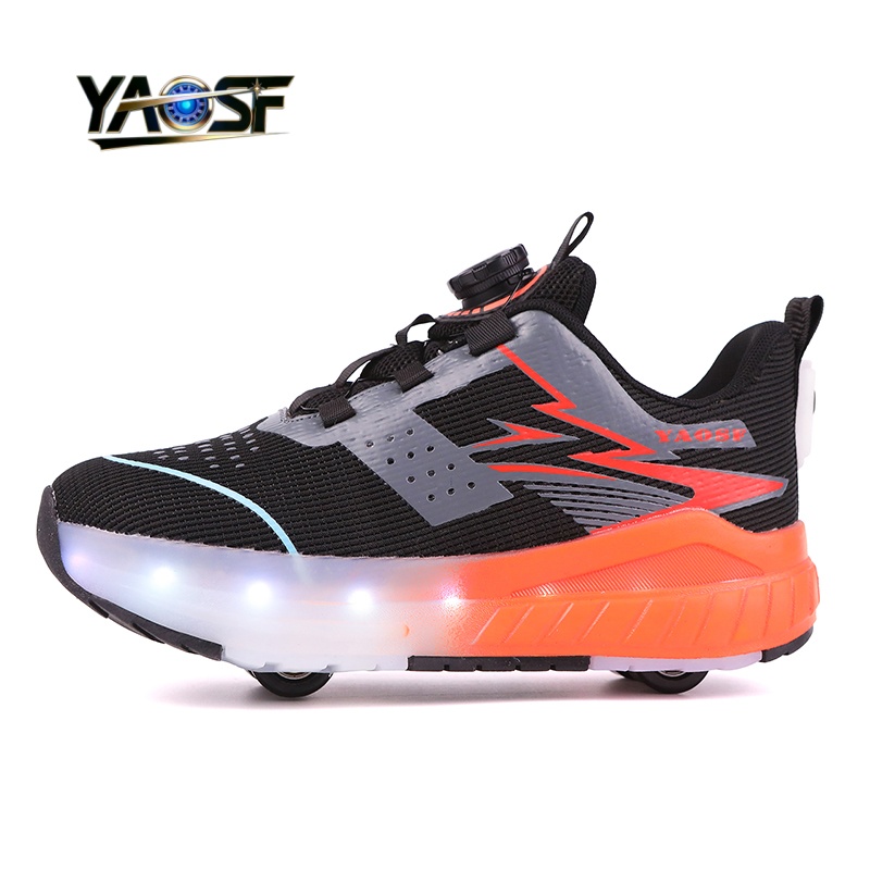 Kids 4-Wheel LED Light Up Shoe - огляд і ціна Outdoor Lighting Effects
