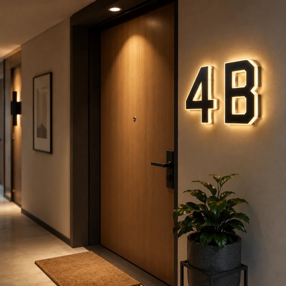 Solar LED House Number Sign Wa - огляд і ціна Outdoor Lighting Front Yard