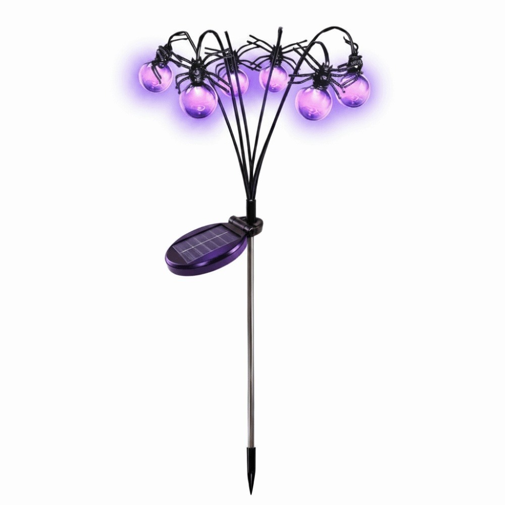 Skeleton Purple Light Hallowee - огляд і ціна Outdoor Lighting Front Yard