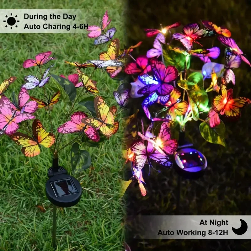 Solar LED Butterfly Garden Lig - огляд і ціна Halo Outdoor Lighting