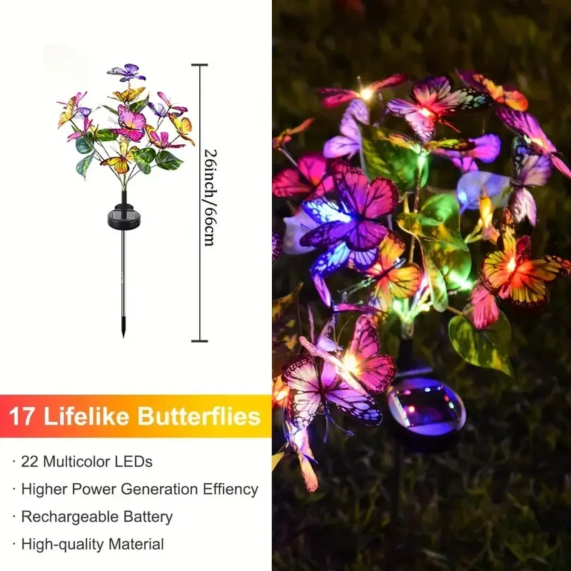 Solar LED Butterfly Garden Lig - огляд і ціна Halo Outdoor Lighting