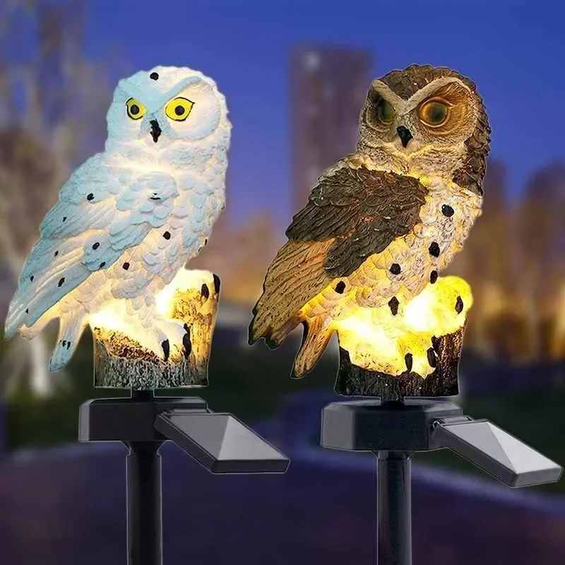 Owl Lights Outdoor Solar Power - огляд і ціна Outdoor Lighting Effects