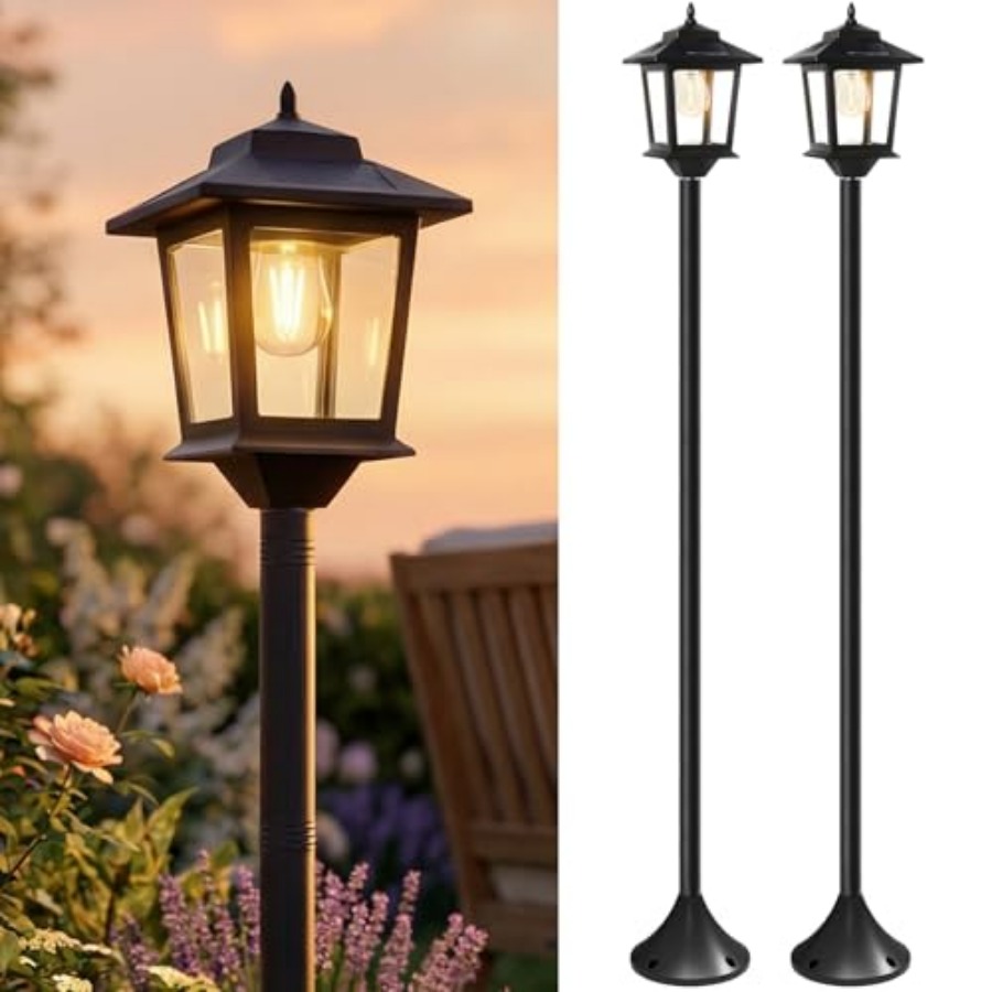 Outdoor Solar Post Lights, 2-P - огляд і ціна Outdoor Lighting Waterproof
