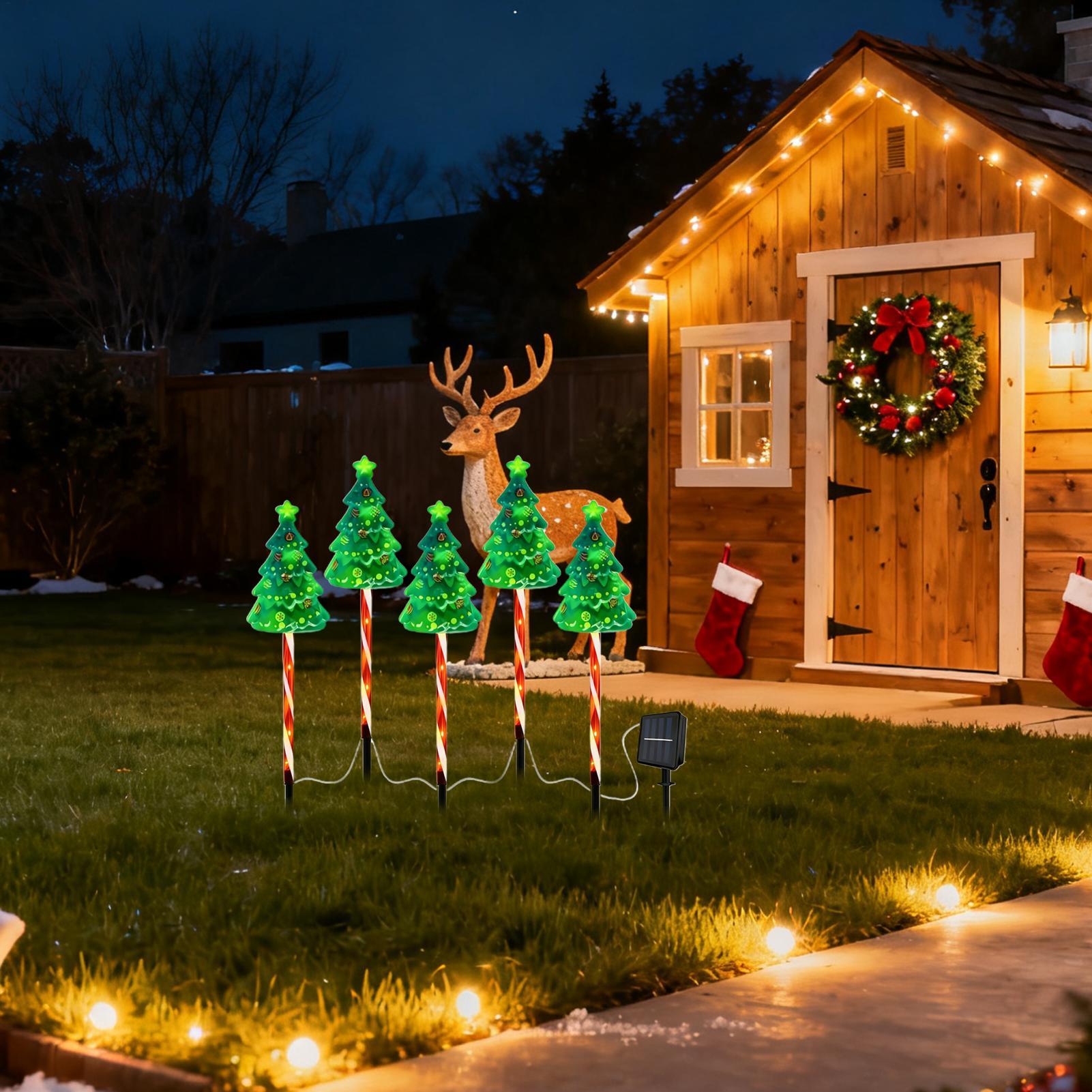 Christmas Tree Driveway Light  - огляд і ціна Outdoor Lighting Front Yard