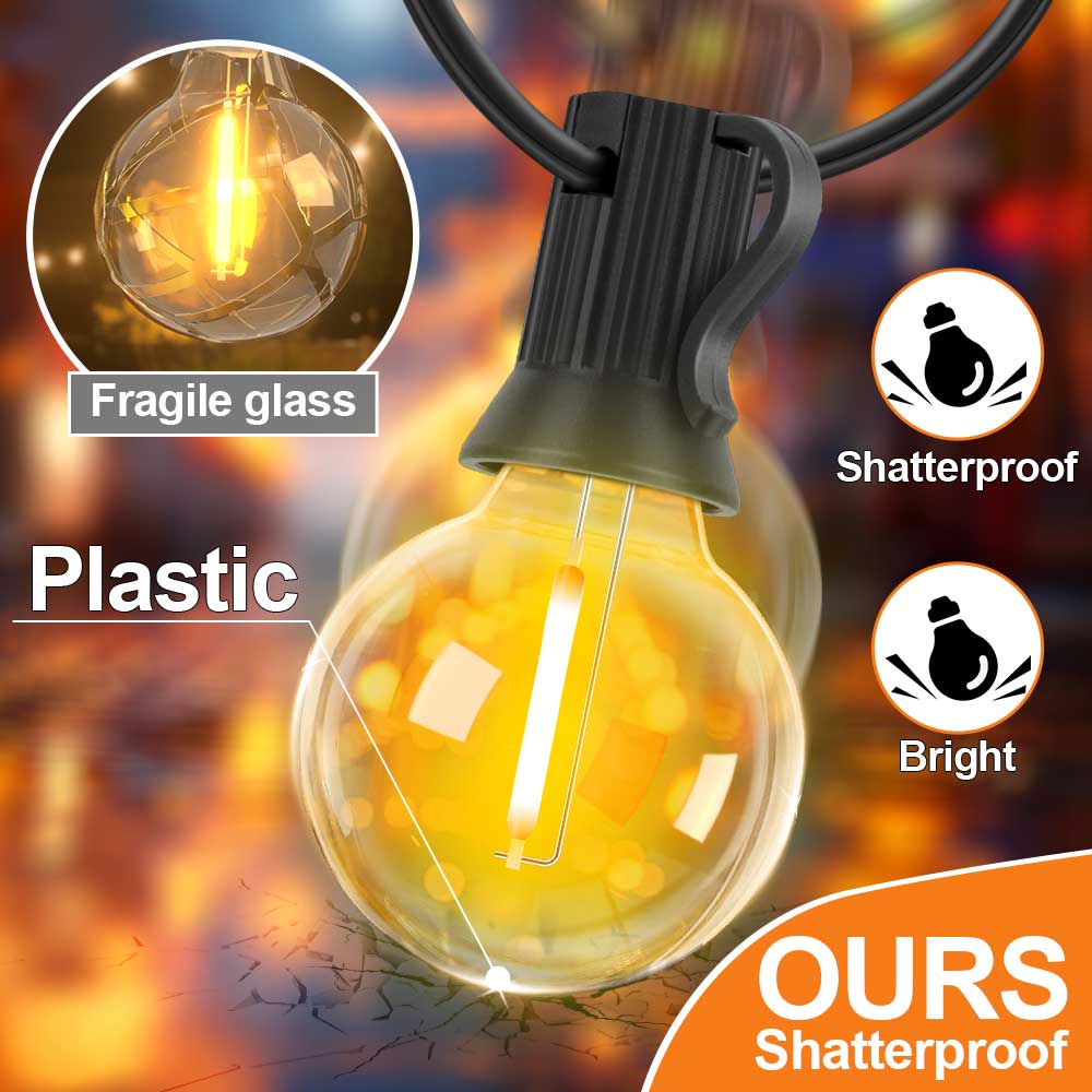 G40 LED String Light E12 DC24V - огляд і ціна String Light Bistro