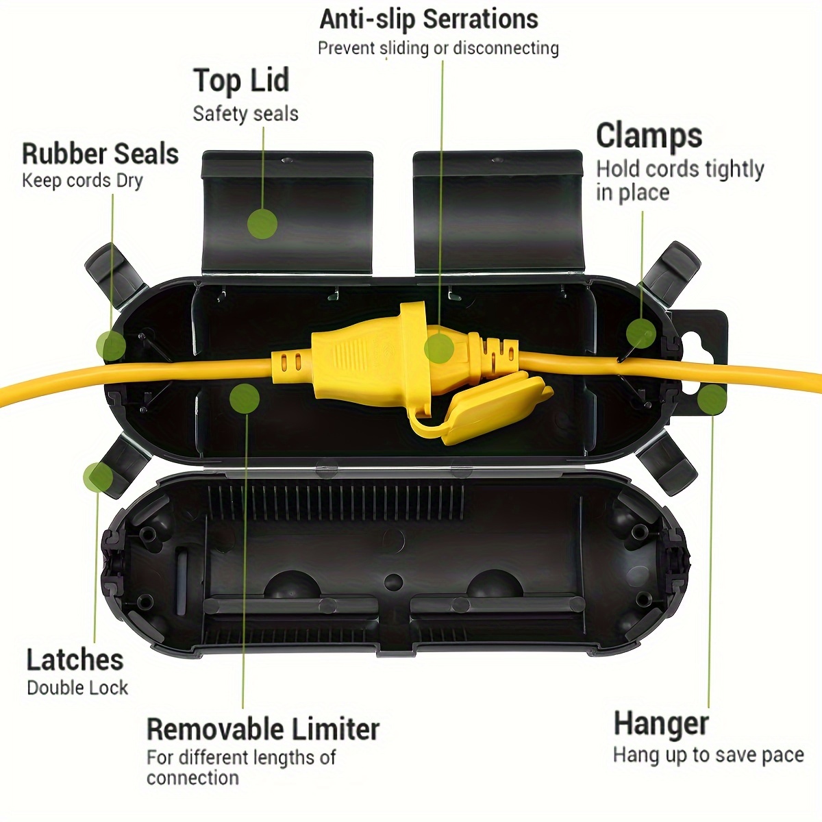 Extension Cord Plug Connection - огляд і ціна Outdoor Lighting Socket
