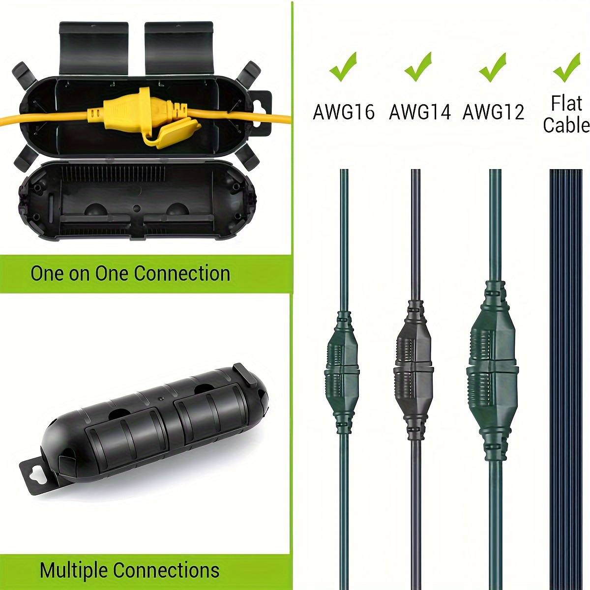 Extension Cord Plug Connection - огляд і ціна Outdoor Lighting Socket