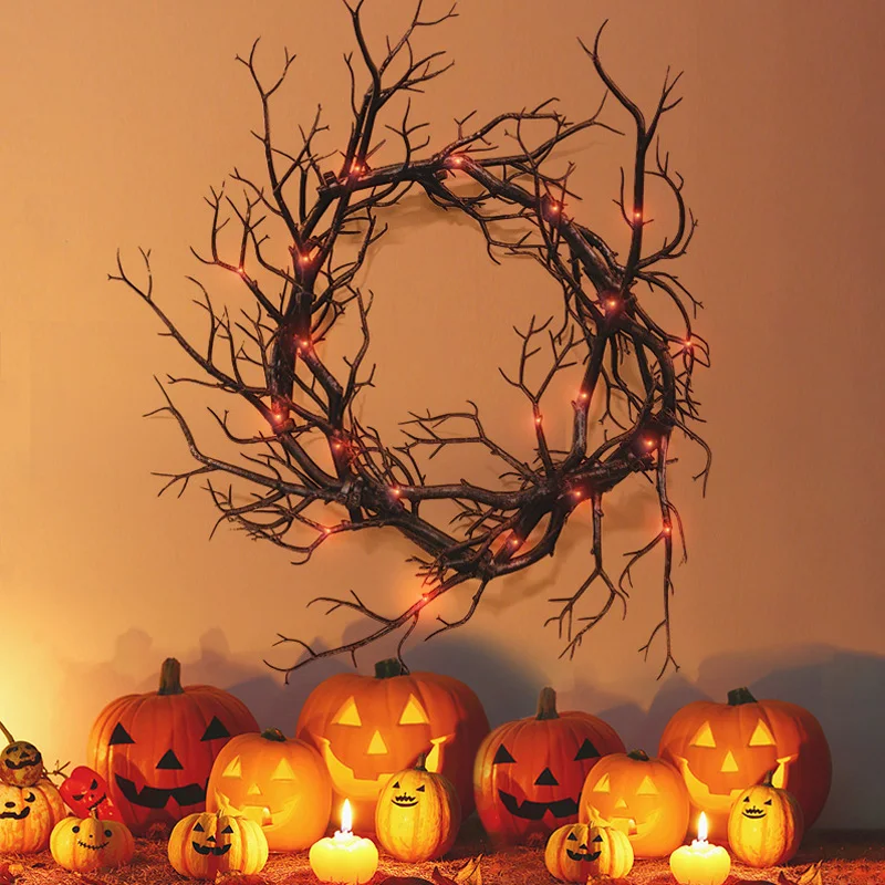 Halloween Decoration Wreath De - огляд і ціна Outdoor Lighting Effects
