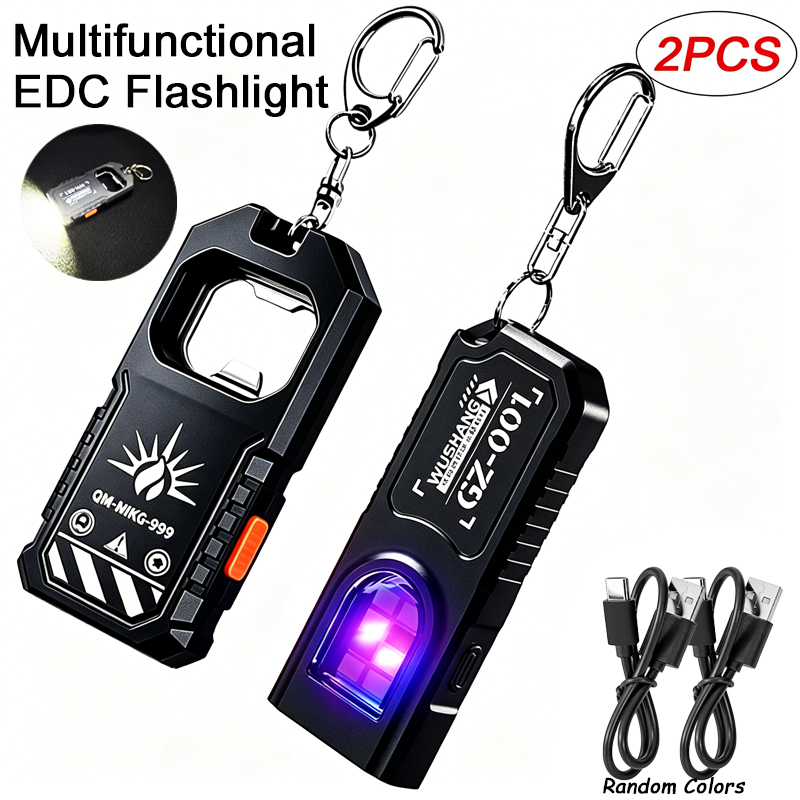 2Pcs Portable LED COB Keychain - огляд і ціна Outdoor Lighting Lanterns