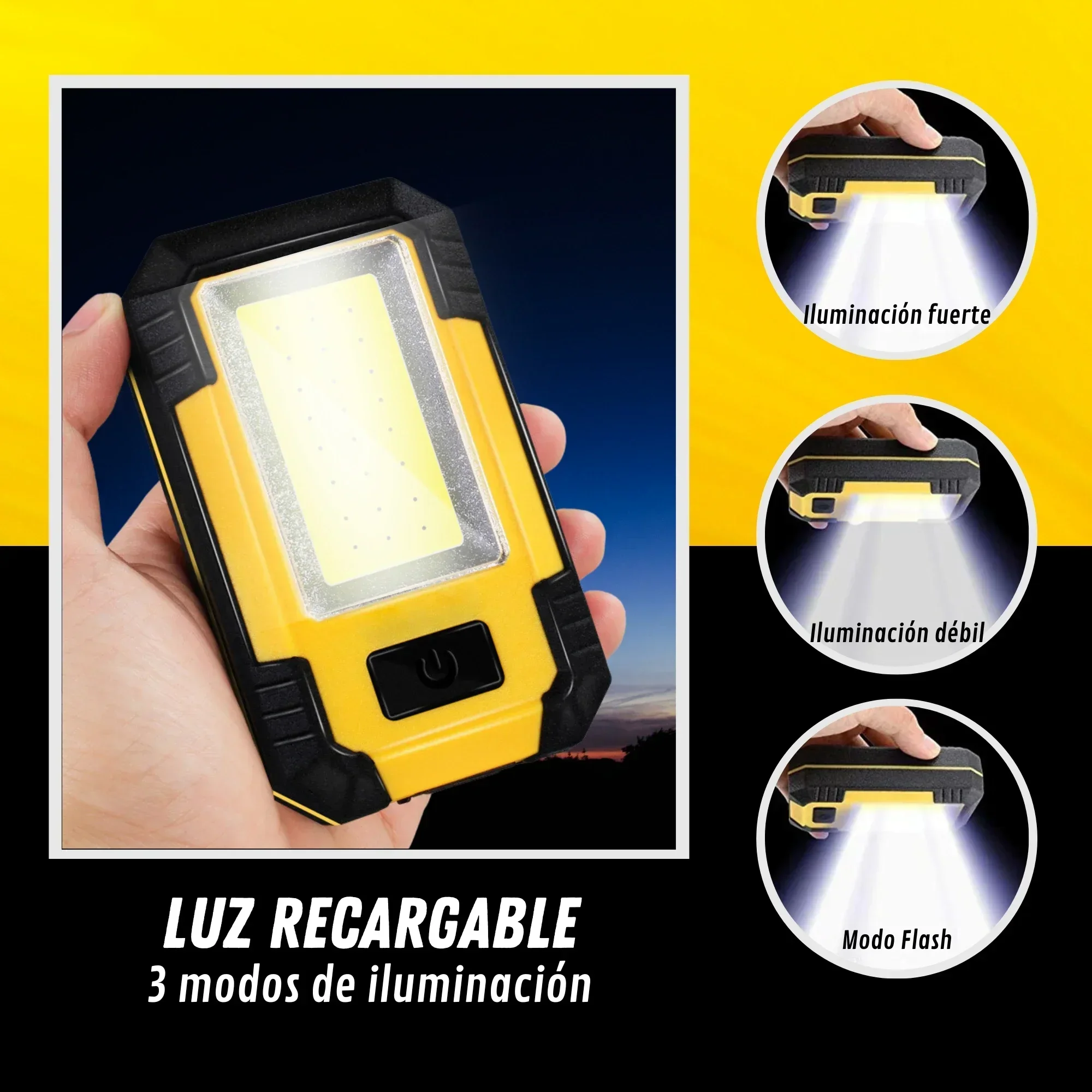 Rechargeable 4000MaH Work Ligh - огляд і ціна Outdoor Lighting Lanterns