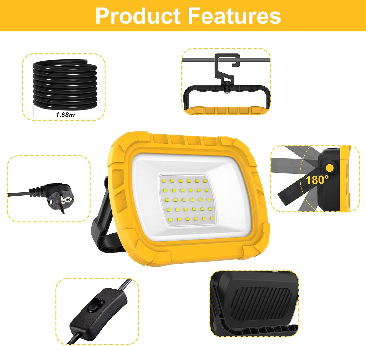Portable 30LEDs Spotlight Outd - огляд і ціна Outdoor Lighting Not Working