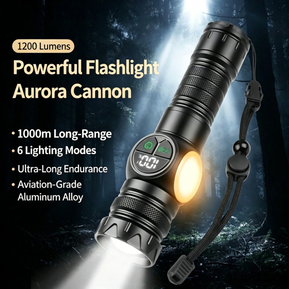 White Light LED Flashlight Typ - огляд і ціна Outdoor Lighting Types