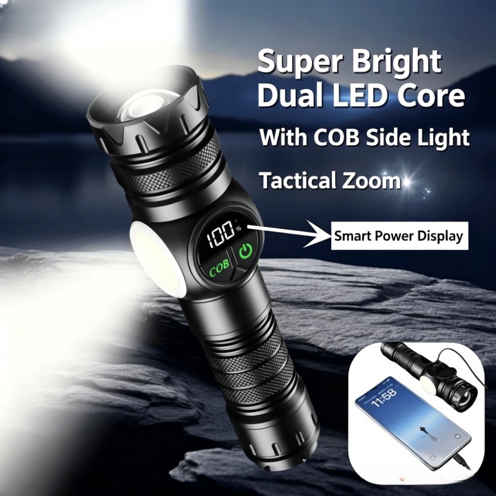 White Light LED Flashlight Typ - огляд і ціна Outdoor Lighting Types