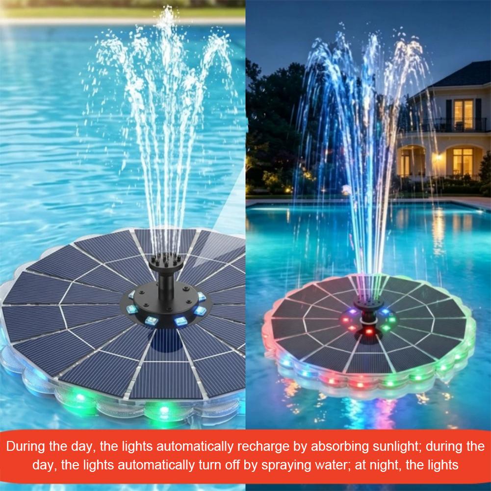 3.5W Outdoor Solar Fountain Pu - огляд і ціна Outdoor Lighting Ground