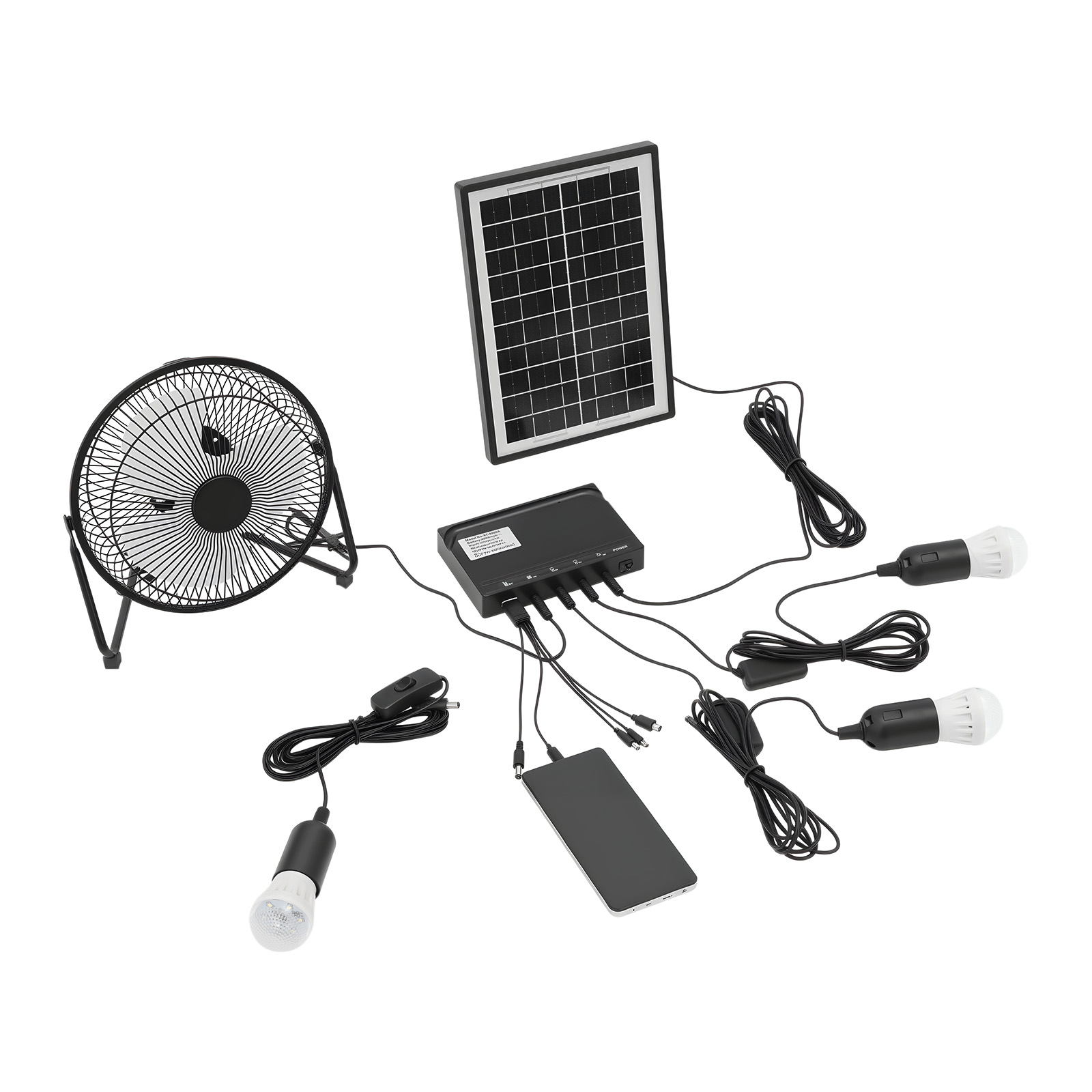 100-240V Solar Fan And Lamp Ki - огляд і ціна Halo Outdoor Lighting