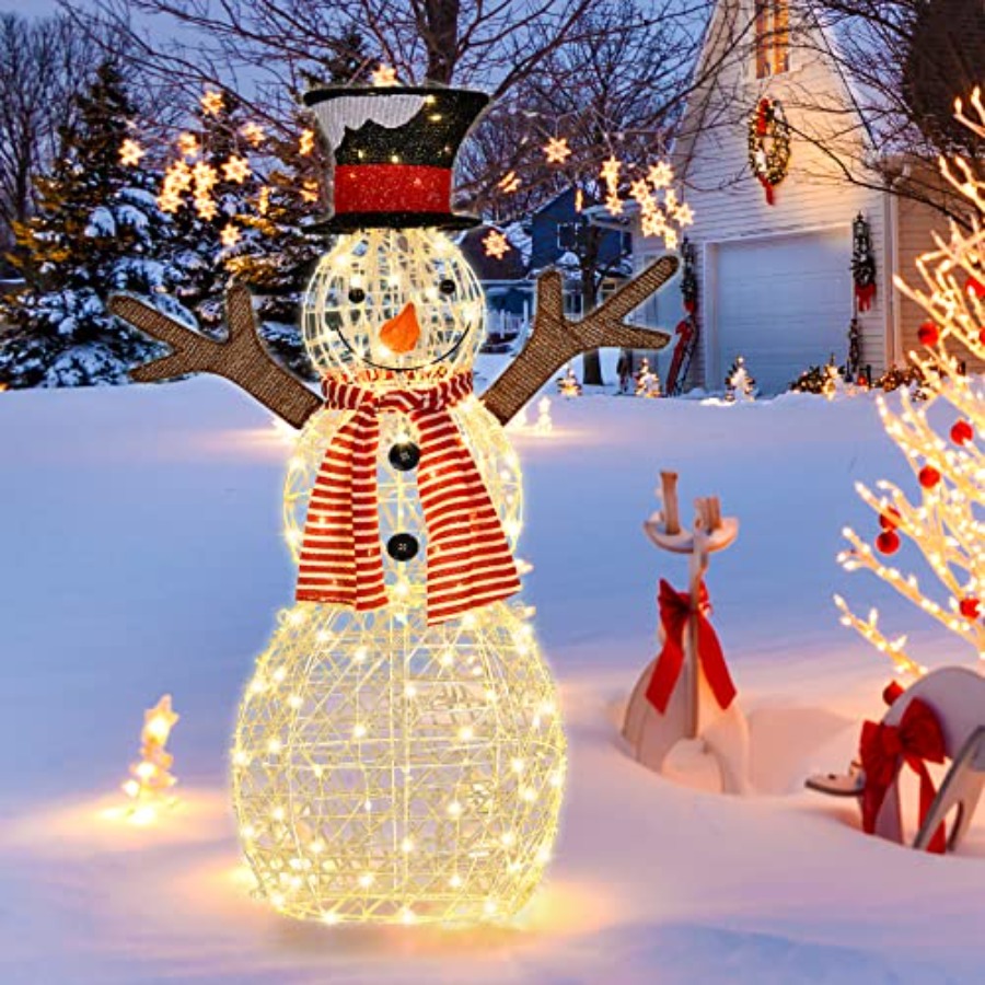 Christmas Outdoor Lighted Snow - огляд і ціна Outdoor Lighting Ground