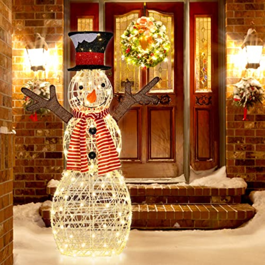 Christmas Outdoor Lighted Snow - огляд і ціна Outdoor Lighting Ground