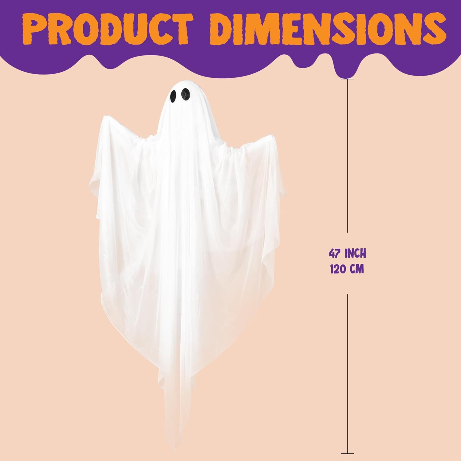 Halloween Hanging Light up Gho - огляд і ціна Outdoor Lighting Front Yard
