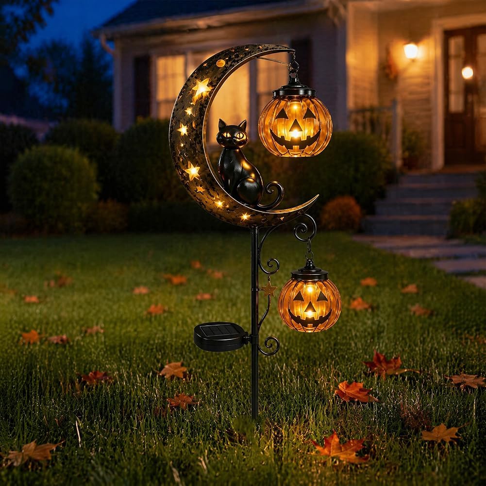 Solar Halloween Black Cat & Pu - огляд і ціна Outdoor Lighting Ground