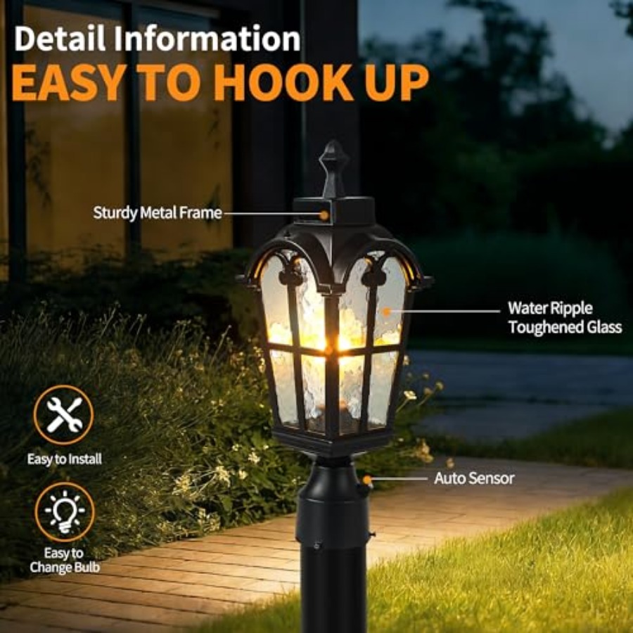 Sensor Outdoor Post Lights Wat - огляд і ціна Outdoor Lighting Waterproof