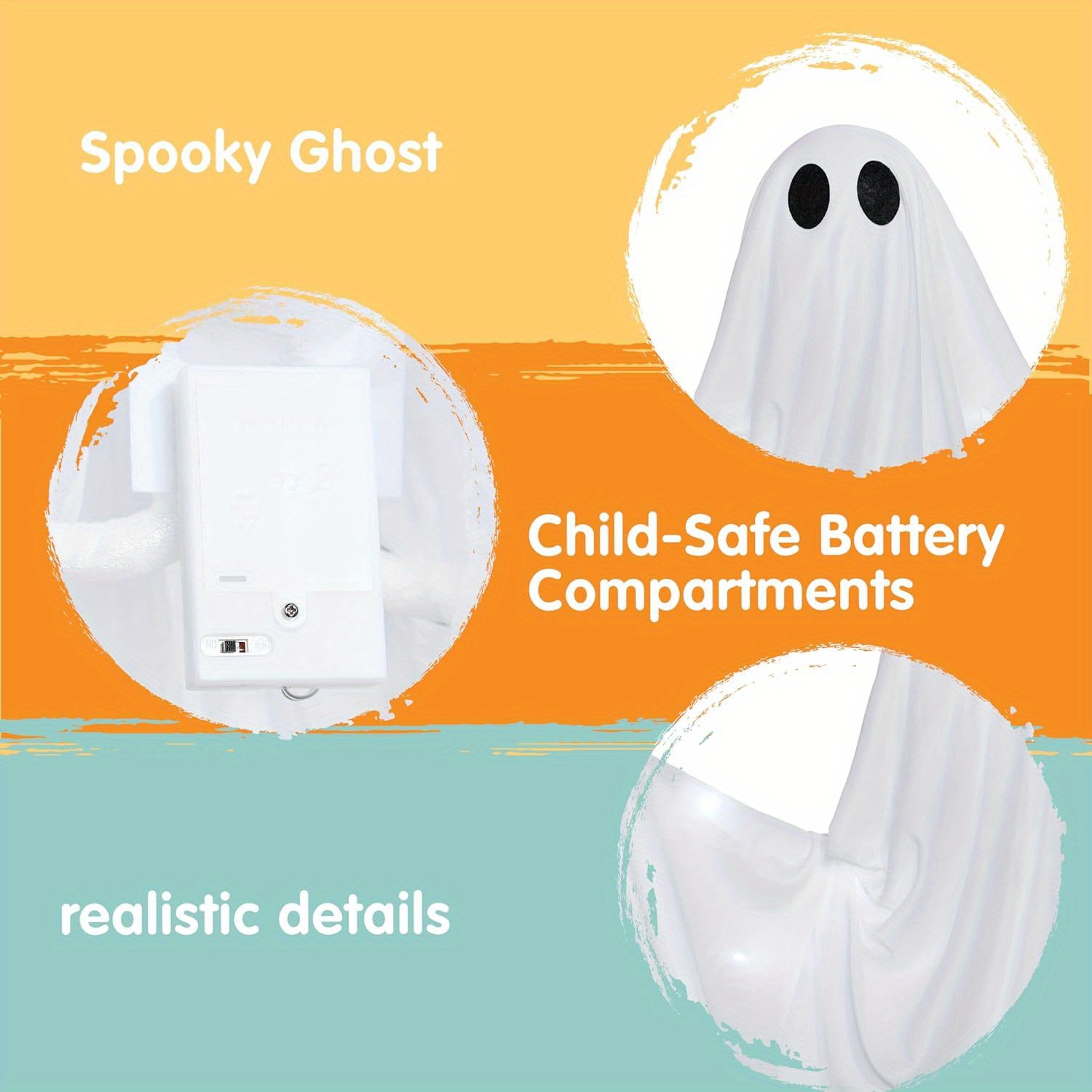 Halloween Hanging Light up Gho - огляд і ціна Outdoor Lighting Effects