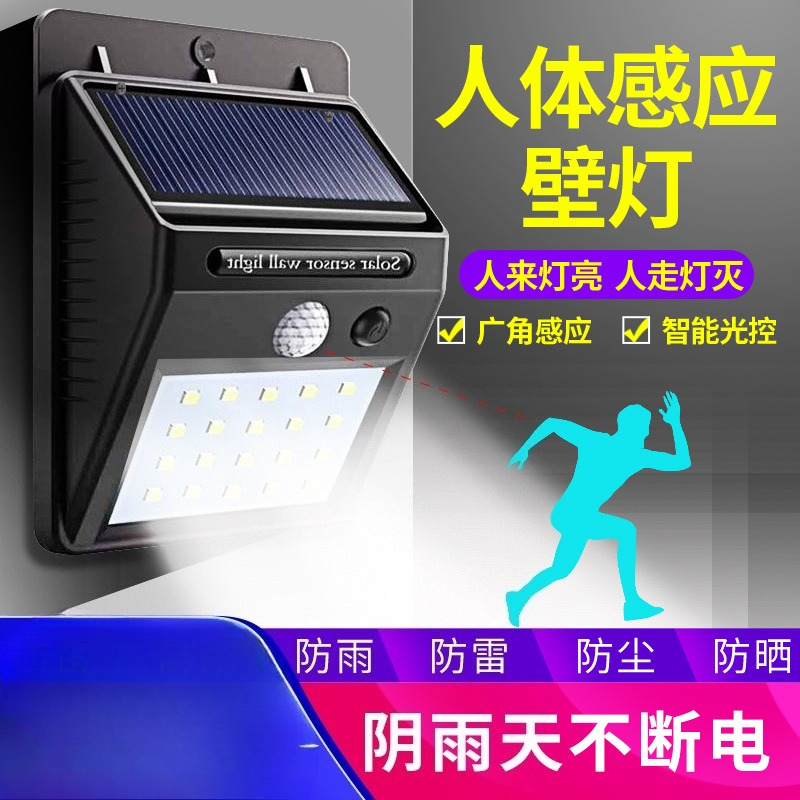 Solar Human Motion Sensor Wall - огляд і ціна Outdoor Lighting Motion Sensor
