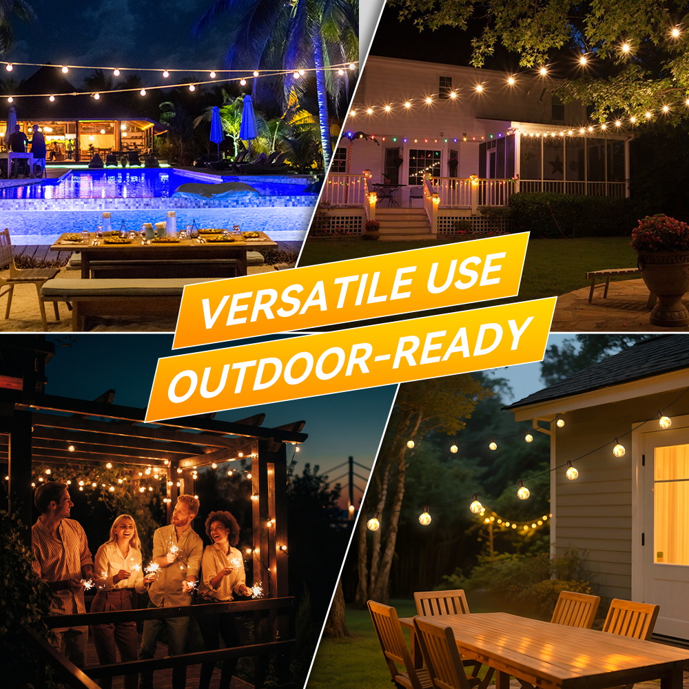 Outdoor LED Solar Light Waterp - огляд і ціна String Light Bistro