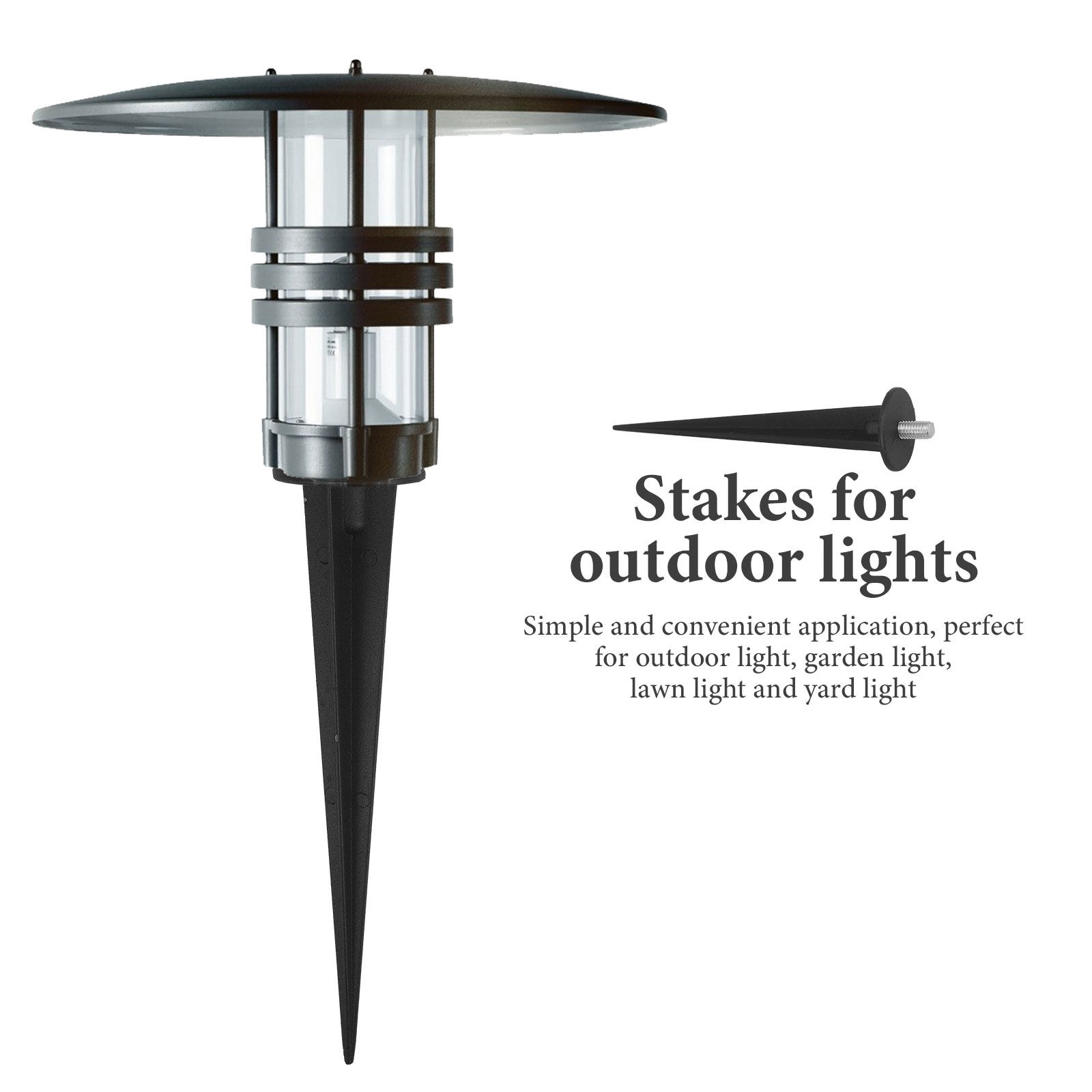 6pcs Ground Stakes Aluminum Al - огляд і ціна Outdoor Lighting Ground