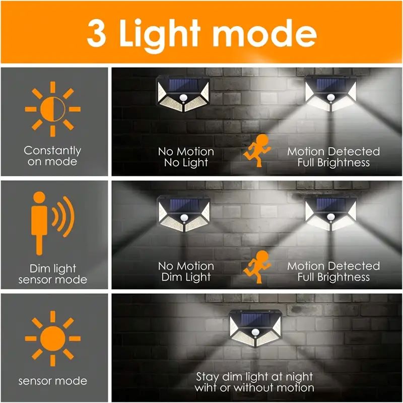 100LED Outdoor Solar Garden Li - огляд і ціна Outdoor Lighting Waterproof