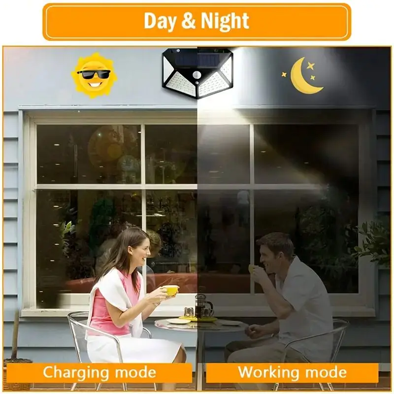 100LED Outdoor Solar Garden Li - огляд і ціна Outdoor Lighting Waterproof