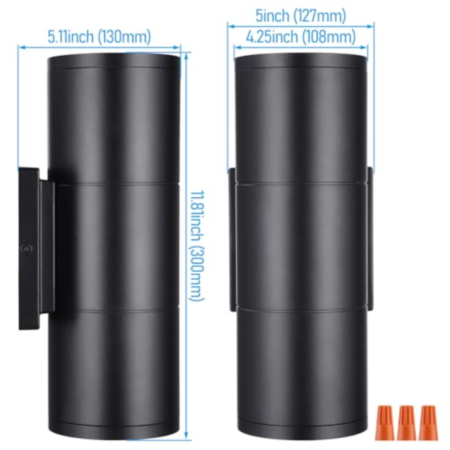 3000K LED Cylinder Up Down Wal - огляд і ціна Outdoor Lighting Sconce
