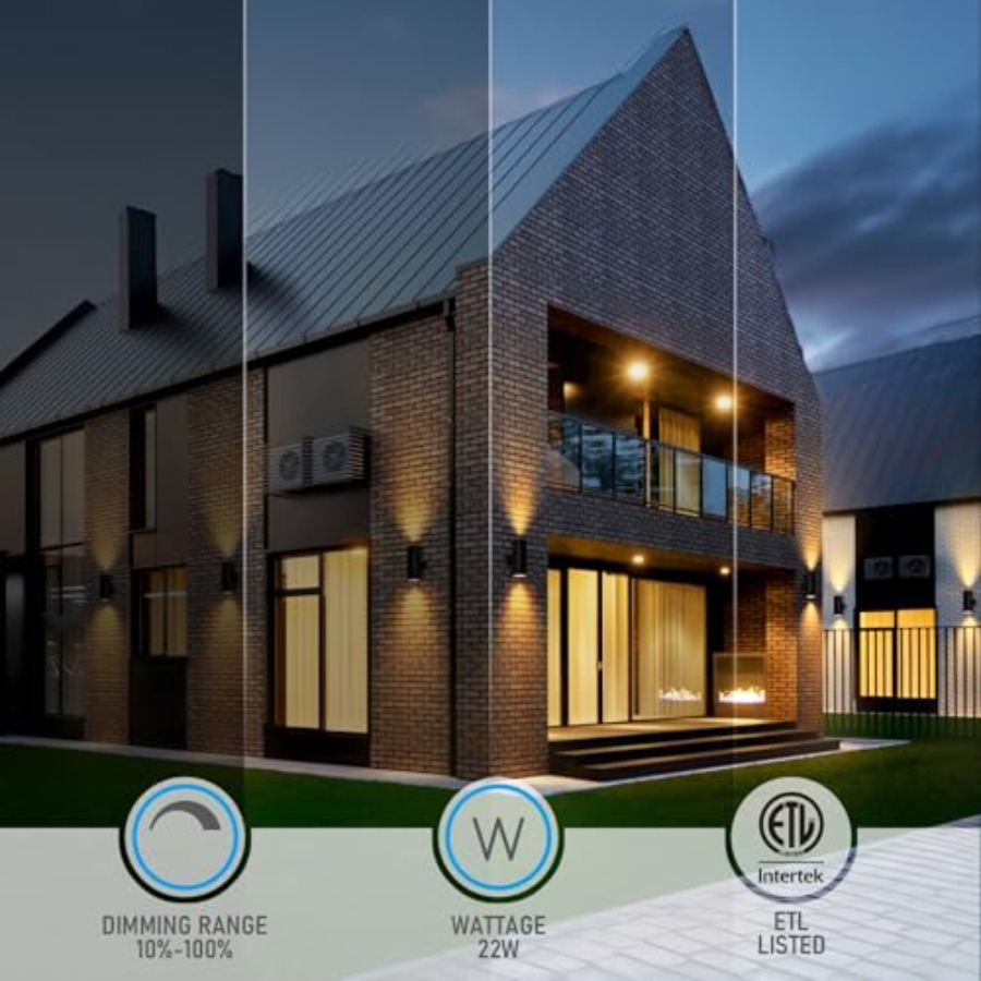 3000K LED Cylinder Up Down Wal - огляд і ціна Outdoor Lighting Sconce