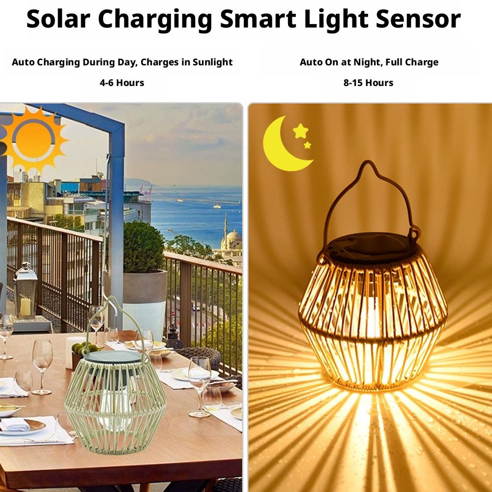 IP65 Waterproof Solar Rattan L - огляд і ціна Outdoor Lighting Waterproof